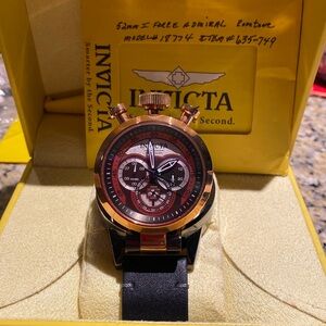 Invicta Men’s I-Force Admiral Chronograph Dive Watch Model 18774.